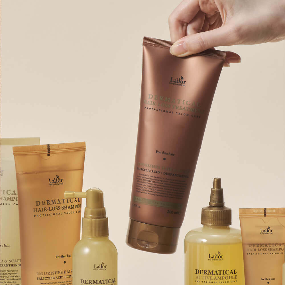 Укрепляющая маска для тонких волос Lador Dermatical Hair Loss Treatment For Thin Hair