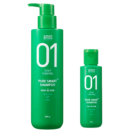 Шампунь против перхоти Amos Professional Pure Smart Shampoo Deep Action
