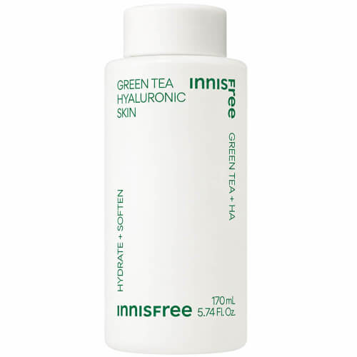 Увлажняющий тоник с зелёным чаем Innisfree Green Tea Hyaluronic Skin