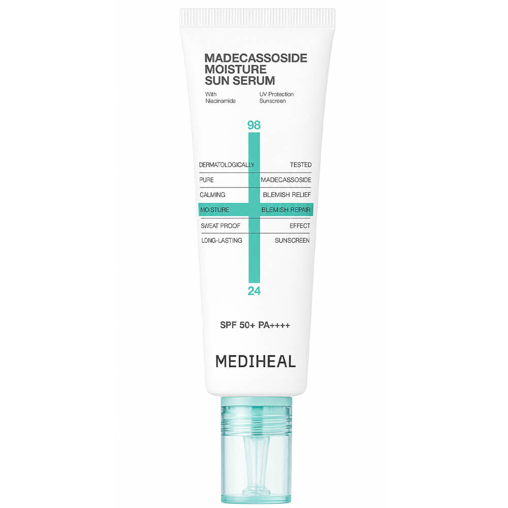 Солнцезащитная сыворотка с центеллой Mediheal Madecassoside Moisture Sun Serum SPF50+ PA++++