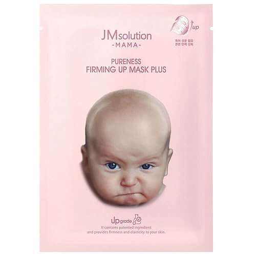 Гипоаллергенная тканевая маска для упругости кожи JMsolution Mama Pureness Firming Up Mask Plus