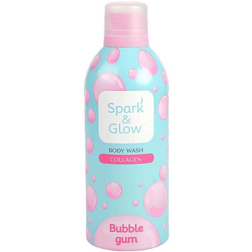Гель-мусс для душа с ароматом жвачки Spark&Glow Bubble Gum Body Wash