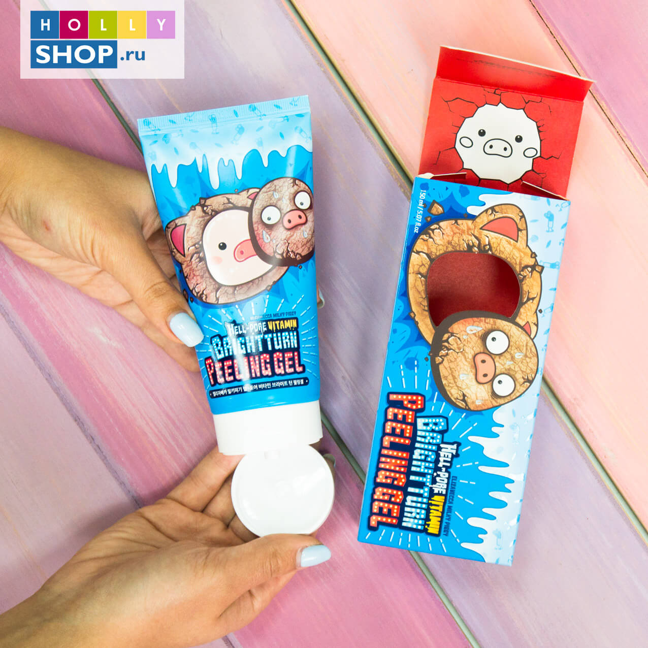 Витаминный пилинг-скатка Elizavecca Milky Piggy Hell Pore Vitamin Brightturn Peeling Gel