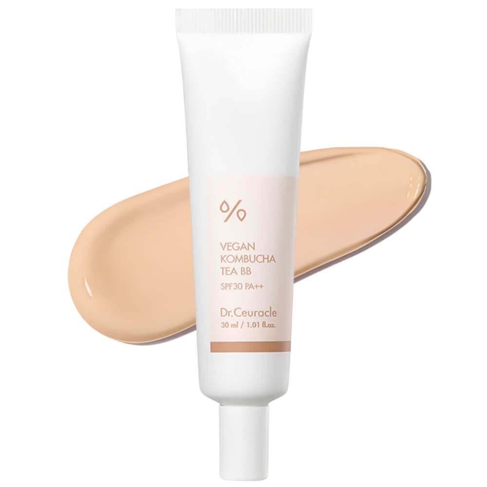 Веганский BB-крем с комбучей Dr.Ceuracle Vegan Kombucha Tea BB SPF30 PA++ Натуральный