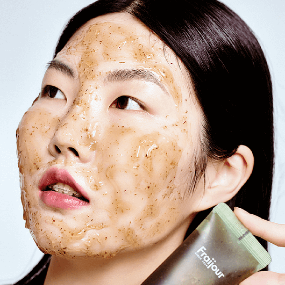 Гелевая маска со спикулами для сужения пор Fraijour Heartleaf Pore Melting Gel Mask