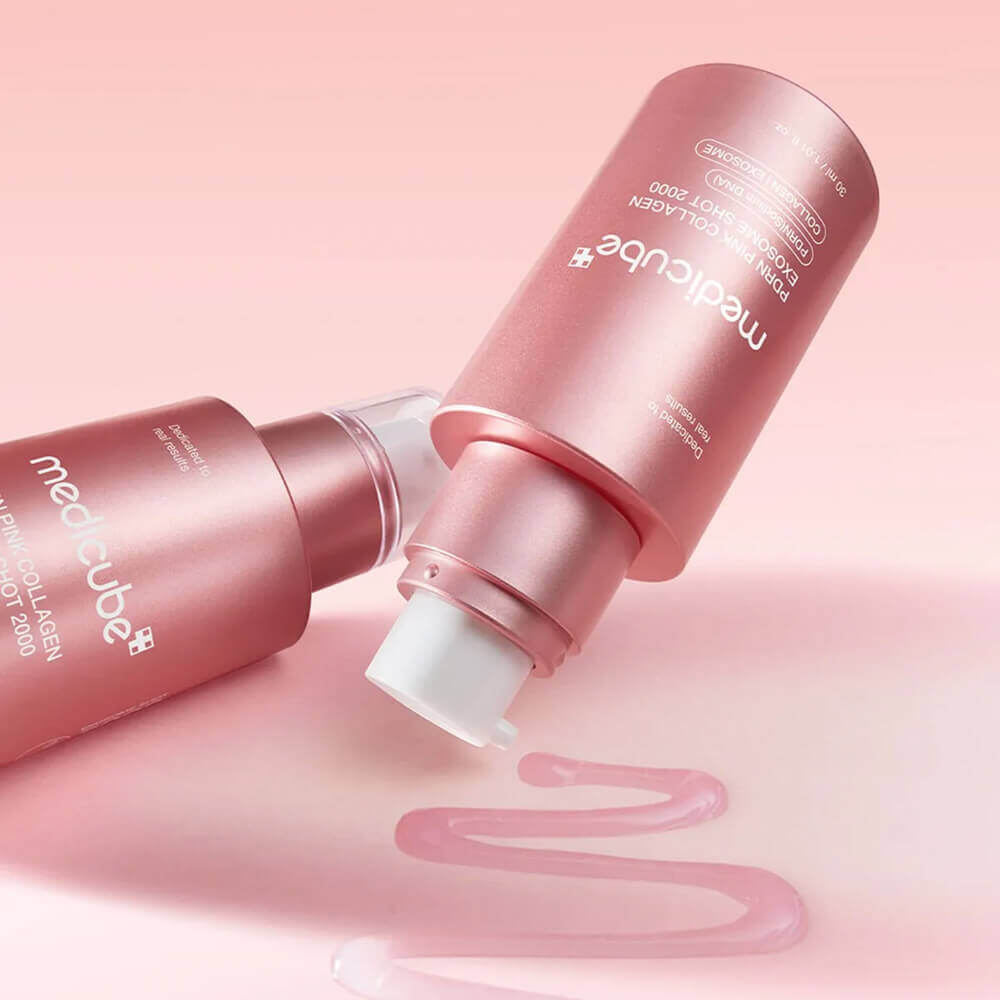 Интенсивная омолаживающая ампула с микроиглами medicube PDRN Pink Collagen Exosome Shot Serum 7500