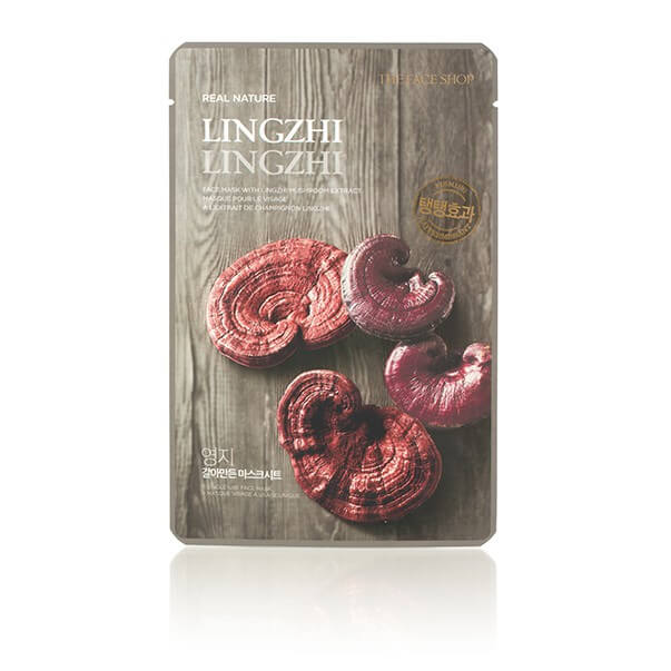 Тканевые маски для лица The Face Shop Real Nature Face Mask - Линчжи (Lingzhi)