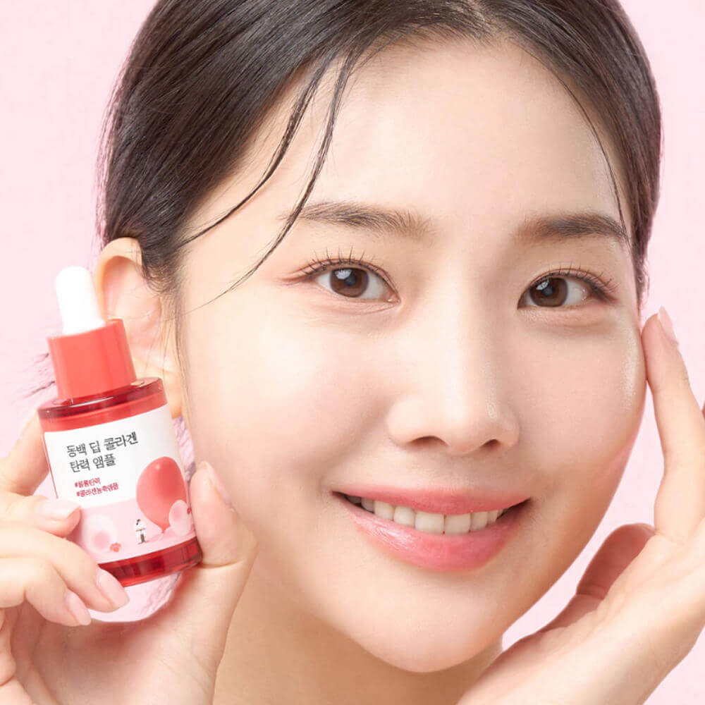 Укрепляющая коллагеновая ампула с камелией Round Lab Camellia Deep Collagen Firming Ampoule