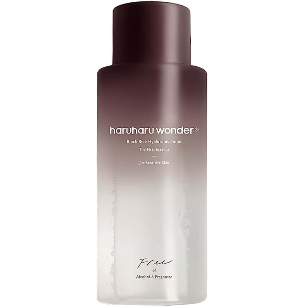 Бесспиртовой тонер с чёрным рисом Haruharu Wonder Black Rice Hyaluronic Toner For Sensitive Skin 300 мл