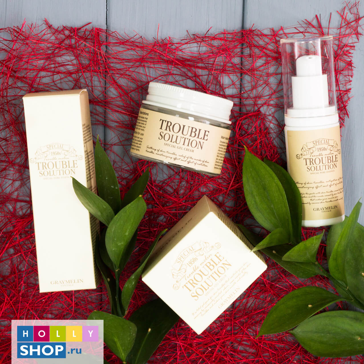 Лечебный гель-крем против акне Graymelin Trouble Solution Special Gel Cream