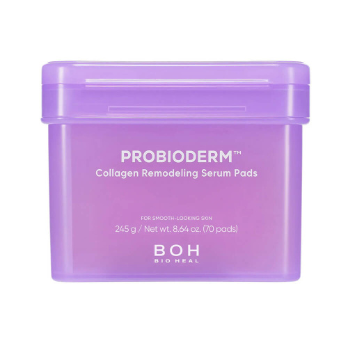 Укрепляющие пэды с коллагеном и пробиотиками BIOHEAL BOH Probioderm Collagen Remodeling Serum Pads
