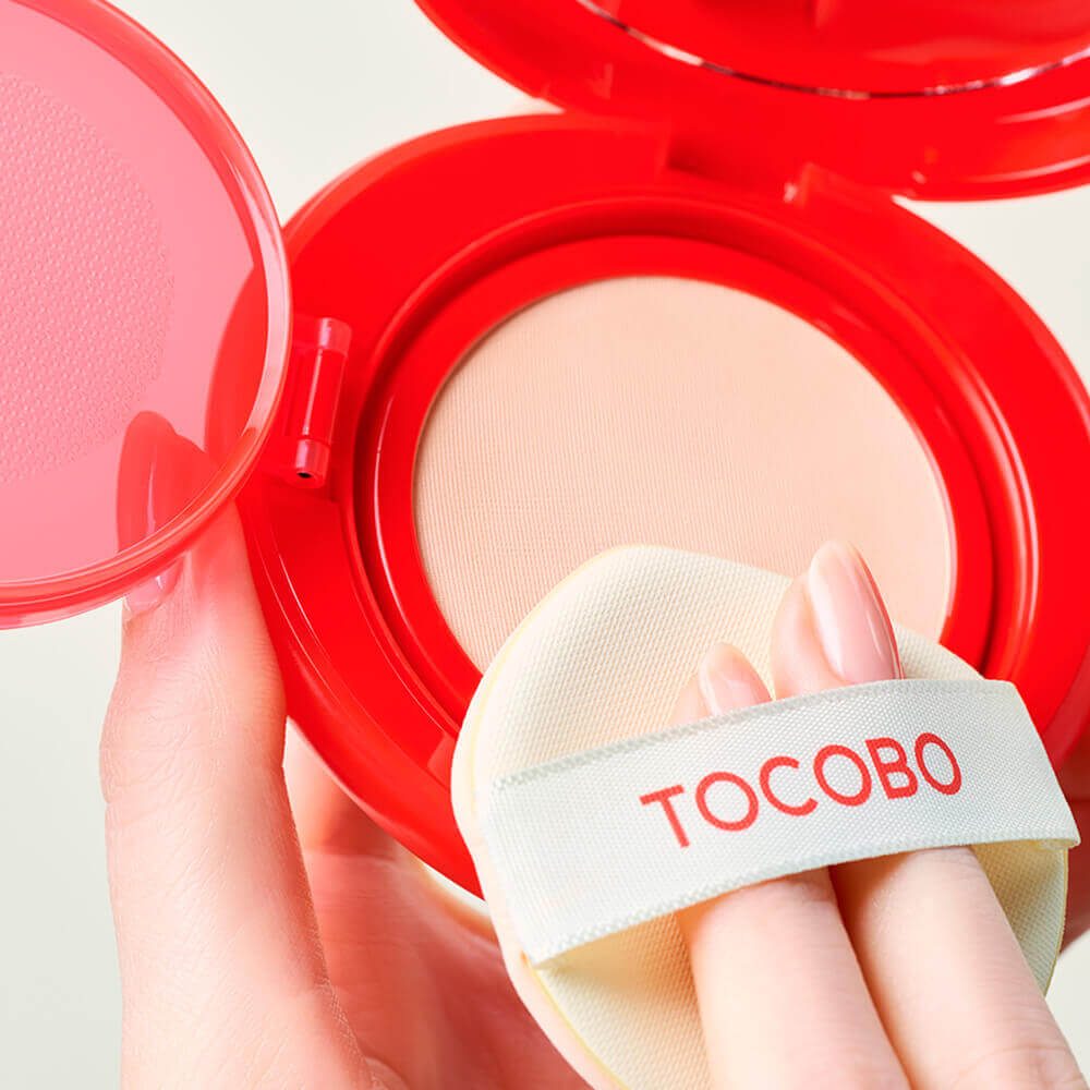 Кушон с натуральным сияющим финишем Tocobo Apple Dewy Fit Cushion SPF50+ PA++++