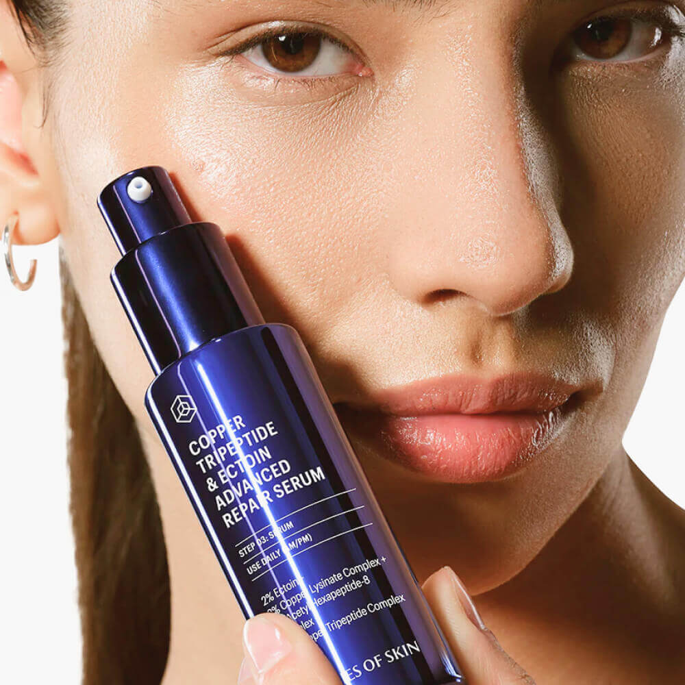 Разглаживающая сыворотка с пептидами Allies of Skin Copper Tripeptide & Ectoin Advanced Repair Serum