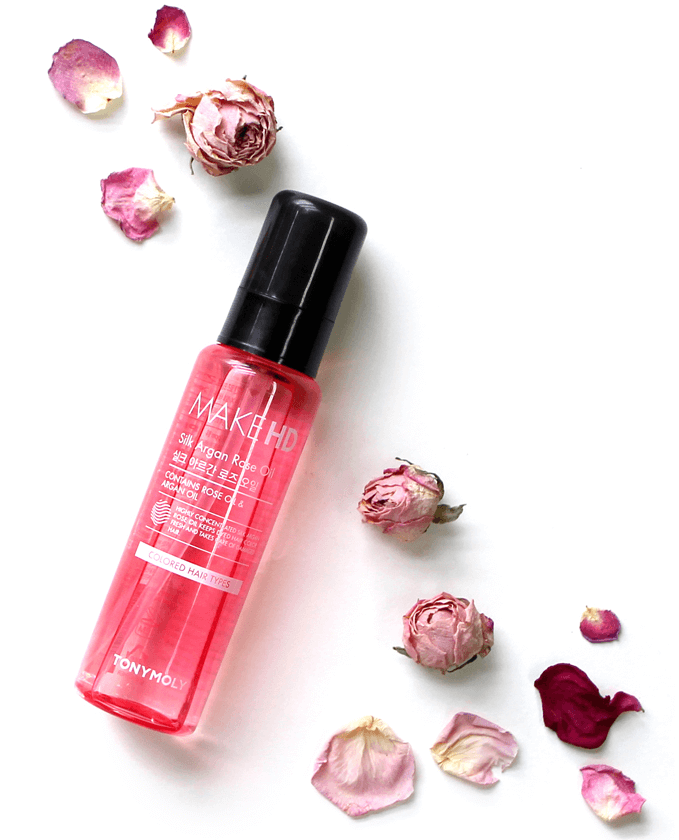 Сыворотка для волос с маслами арганы и розы Tony Moly Make HD Silk Argan Rose Oil