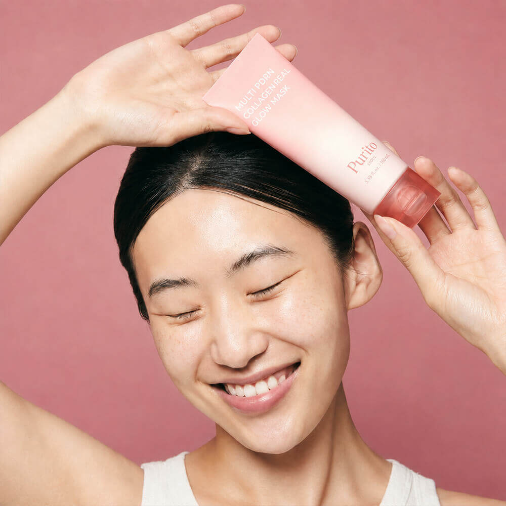 Восстанавливающая маска-плёнка с ПДРН Purito Seoul Multi PDRN Collagen Real Glow Mask