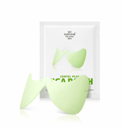 Успокаивающая локальная маска для области щёк So Natural Centel Plus Cica Patch