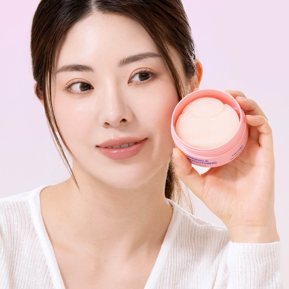 Разглаживающие патчи для век с пептидами и ретинолом Trimay Wrinkle Smoothing Gel Eye Patch