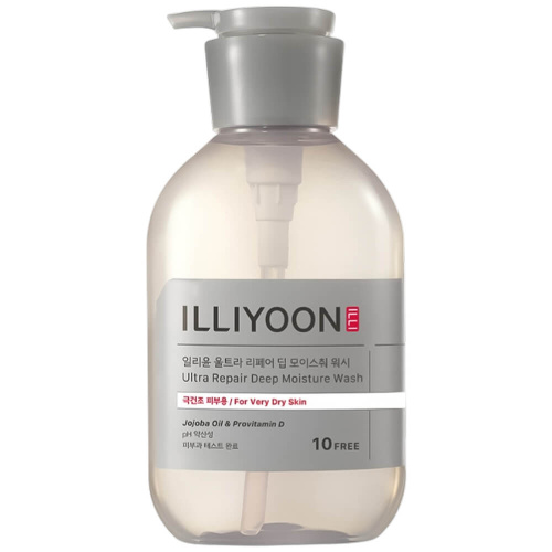 Мягкий увлажняющий гель для душа ILLIYOON Ultra Repair Deep Moisture Wash