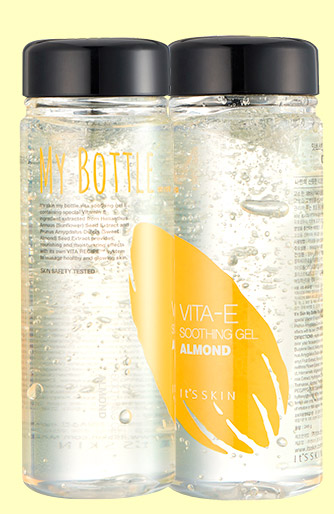 

Увлажняющие вита-гели для лица и тела It's Skin My Bottle Vita Soothing Gel - Витамин Е (желтый)