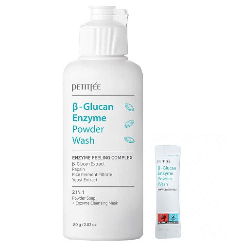 Энзимная пудра для умывания с бета-глюканом Petitfee B-Glucan Enzyme Powder Wash