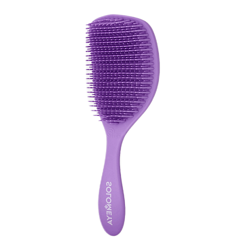 Массажная расчёска с ароматом лаванды Solomeya Wet Detangler Brush Cushion Lavender