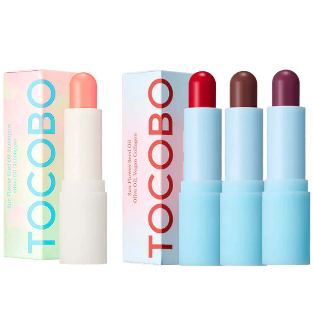 Глянцевый оттеночный бальзам для губ Tocobo Glow&Glass Tinted Lip Balm