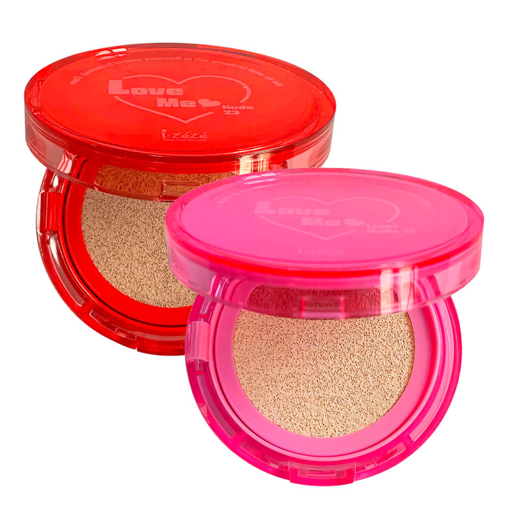 Кушон для лица с сияющим финишем IZEZE Love Me Cushion SPF50+ PA++++