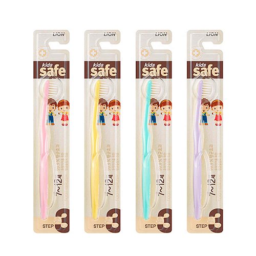 Зубная щётка с ионами серебра для детей 7-12 лет Lion Kids Safe Toothbrush Step 3
