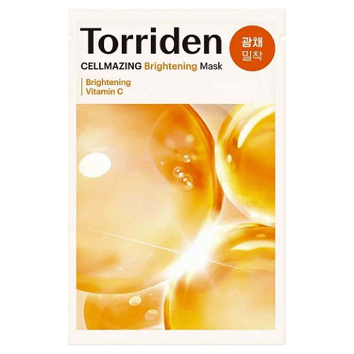 Тканевая маска для сияния кожи с витамином С Torriden Cellmazing Brightening Mask