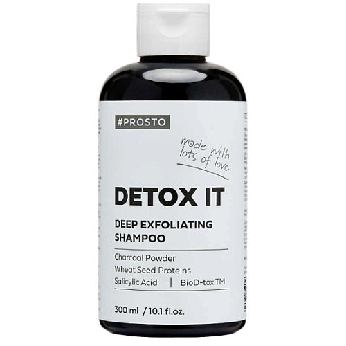 Себорегулирующий шампунь-детокс PROSTO DETOX IT Deep Exfoliating Shampoo