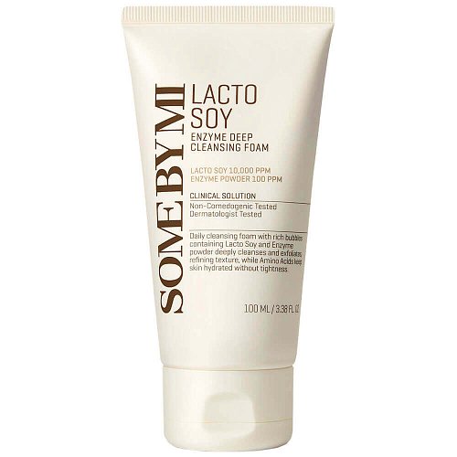 Энзимная пенка для умывания с лактобактериями Some By Mi Lactosoy Enzyme Deep Cleansing Foam
