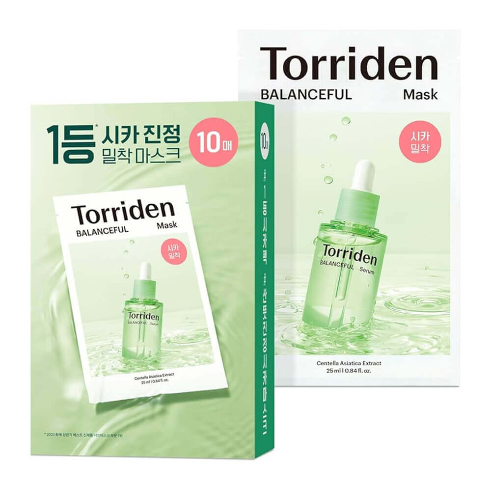 КОРОБКА Липосомальная тканевая маска с CICA-комплексом Torriden Balanceful Cica Mask