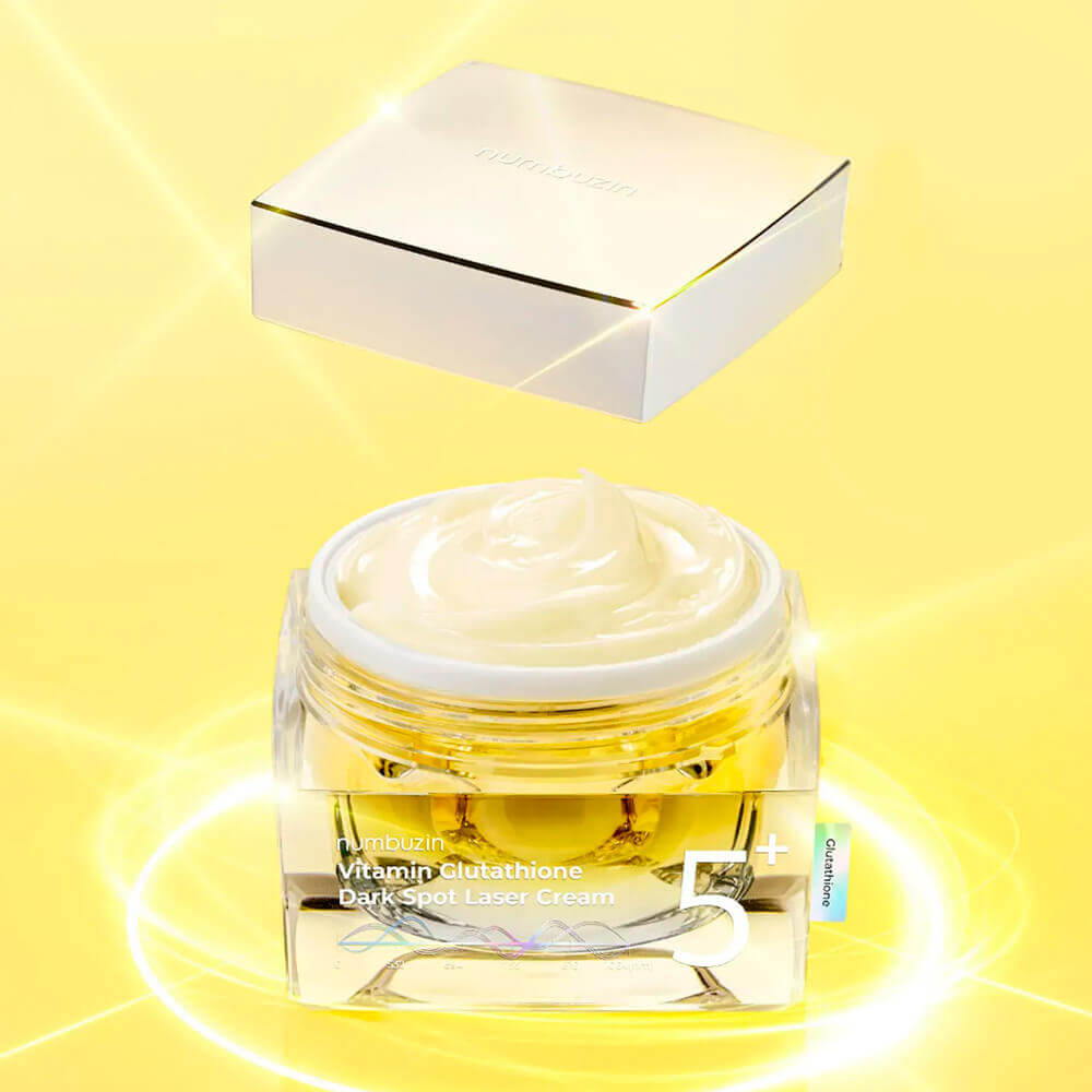 Осветляющий крем с глутатионом numbuzin No.5+ Vitamin Glutathione Dark Spot Laser Cream