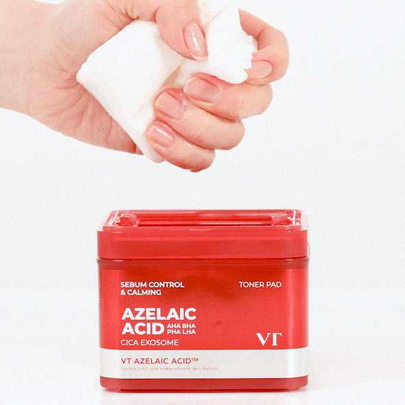 Тонер-пэды с азелаиновой кислотой VT Cosmetics Az Care Toner Pad