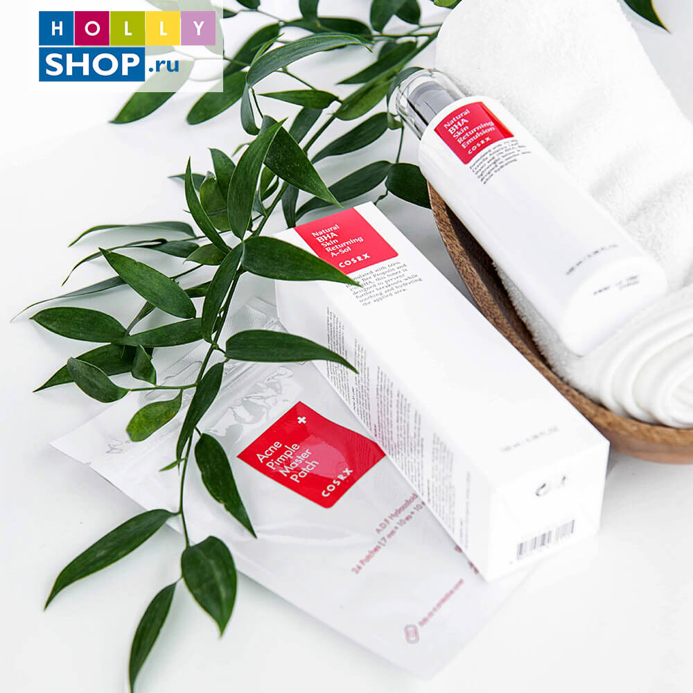 Лечебный тоник для проблемной кожи с кислотами и прополисом COSRX Natural BHA Skin Returning A-Sol