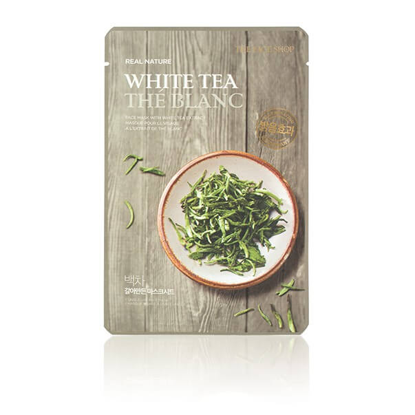 Тканевые маски для лица The Face Shop Real Nature Face Mask - Белый чай (White tea)