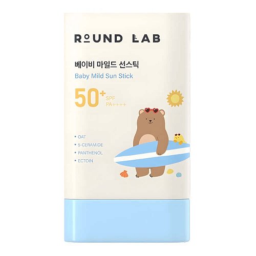 Детский солнцезащитный стик с пантенолом Round Lab Baby Mild Sun Stick SPF50+ PA++++