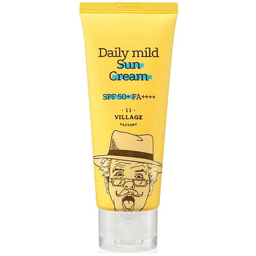 Ежедневный солнцезащитный крем Village 11 Factory Daily Mild Sun Cream SPF50+ PA++++