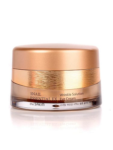 Антивозрастной крем для век The Saem Snail Essential EX Wrinkle Solution Eye Cream