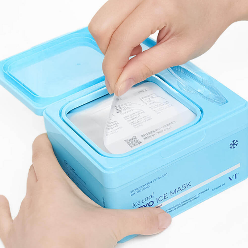 Набор охлаждающих тканевых масок с глутатионом VT Cosmetics Cryo Ice Mask