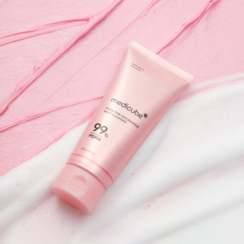 Пенка для умывания с ПДРН medicube PDRN Pink Niacinamide Whip Cleanser