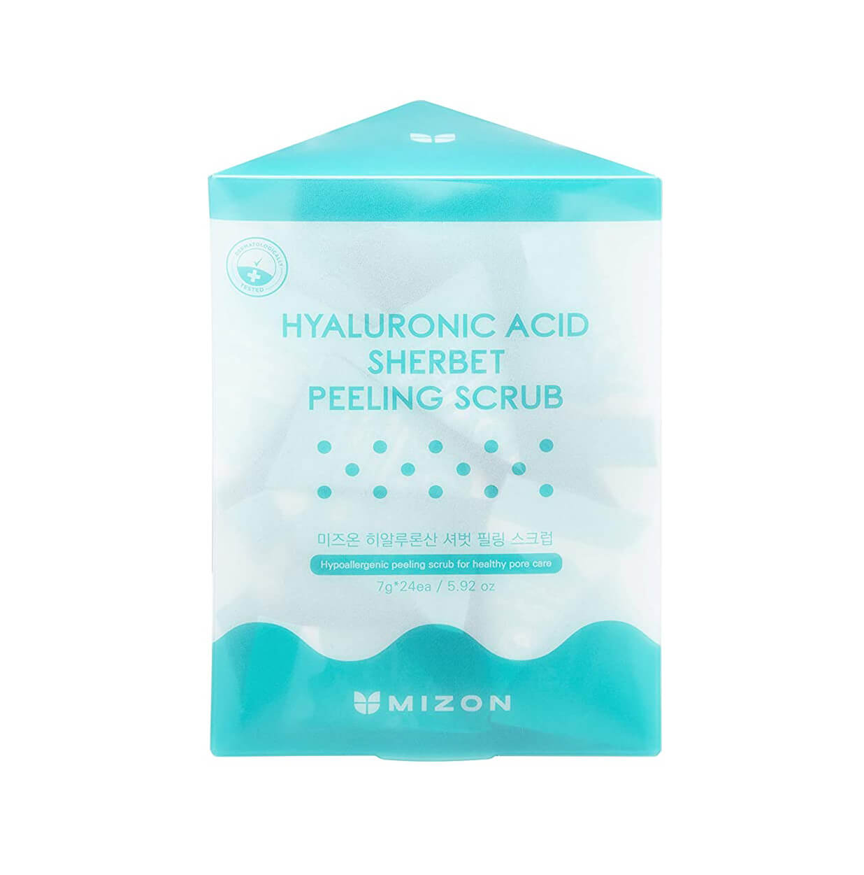 Гиалуроновый скраб в пирамидках Mizon Hyaluronic Sherbet Peeling Scrub