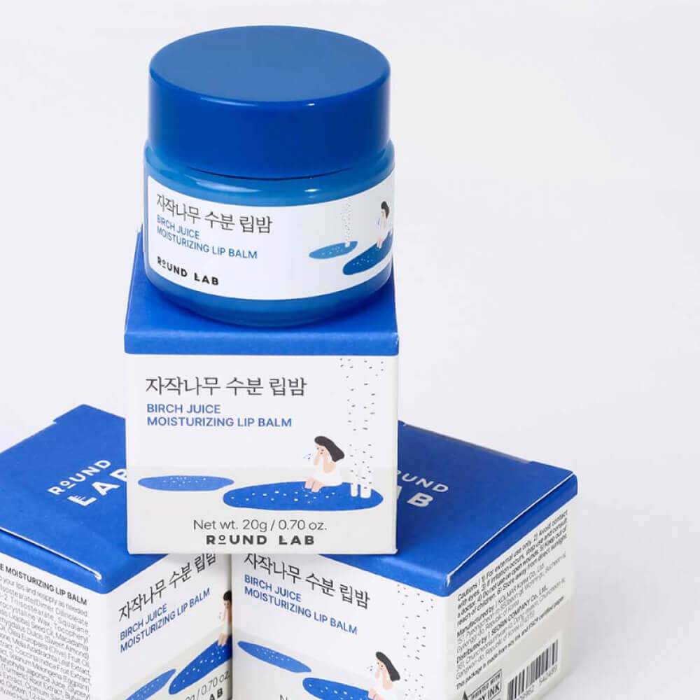 Увлажняющий бальзам для губ с берёзовым соком Round Lab Birch Juice Moisturizing Lip Balm