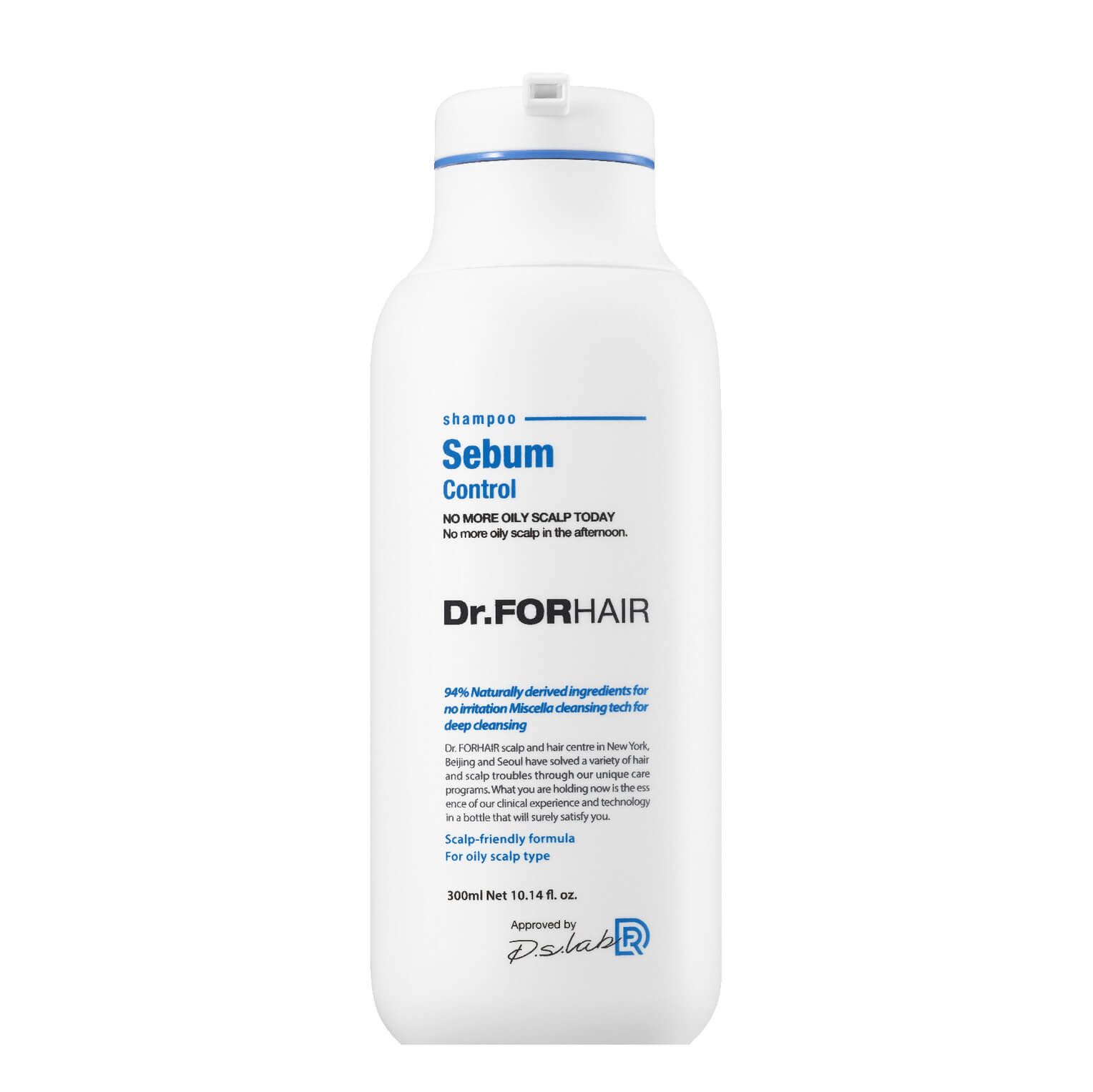 Себорегулирующий шампунь для жирной кожи головы Dr.Forhair Sebum Control Shampoo - 300 мл