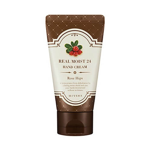 Увлажняющие кремы для рук Missha Real Moist 24 Hand Cream Rose Hips - Крем с маслом Шиповника и экстрактом ягод Асаи