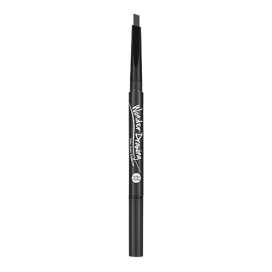 Автоматический карандаш для бровей с щеточкой Holika Holika Wonder Drawing 24hr Auto Eyebrow 01 Gray Black