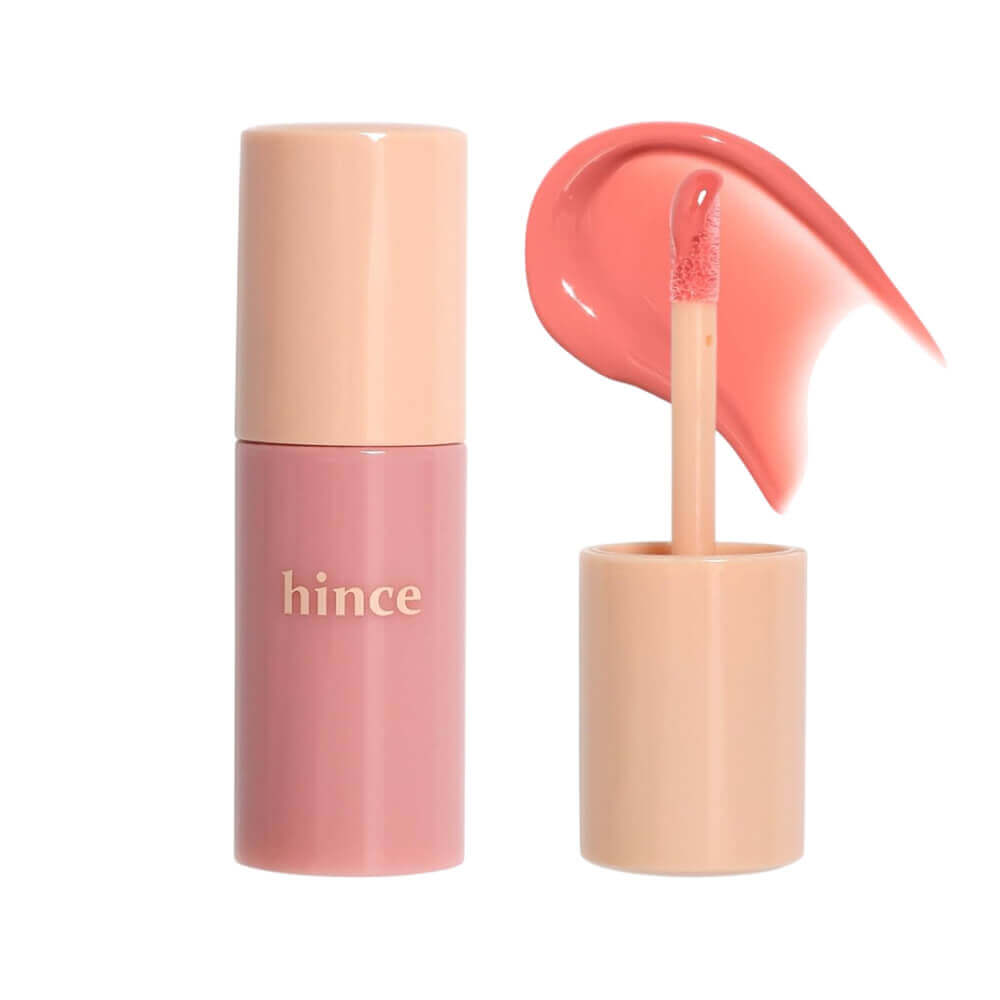 Жидкие румяна с эффектом сияния hince Dewy Liquid Cheek 02 Sunlit Peach