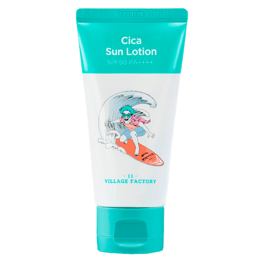 

Лёгкий солнцезащитный лосьон с центеллой Village 11 Factory Cica Sun Lotion SPF 50 PA++++