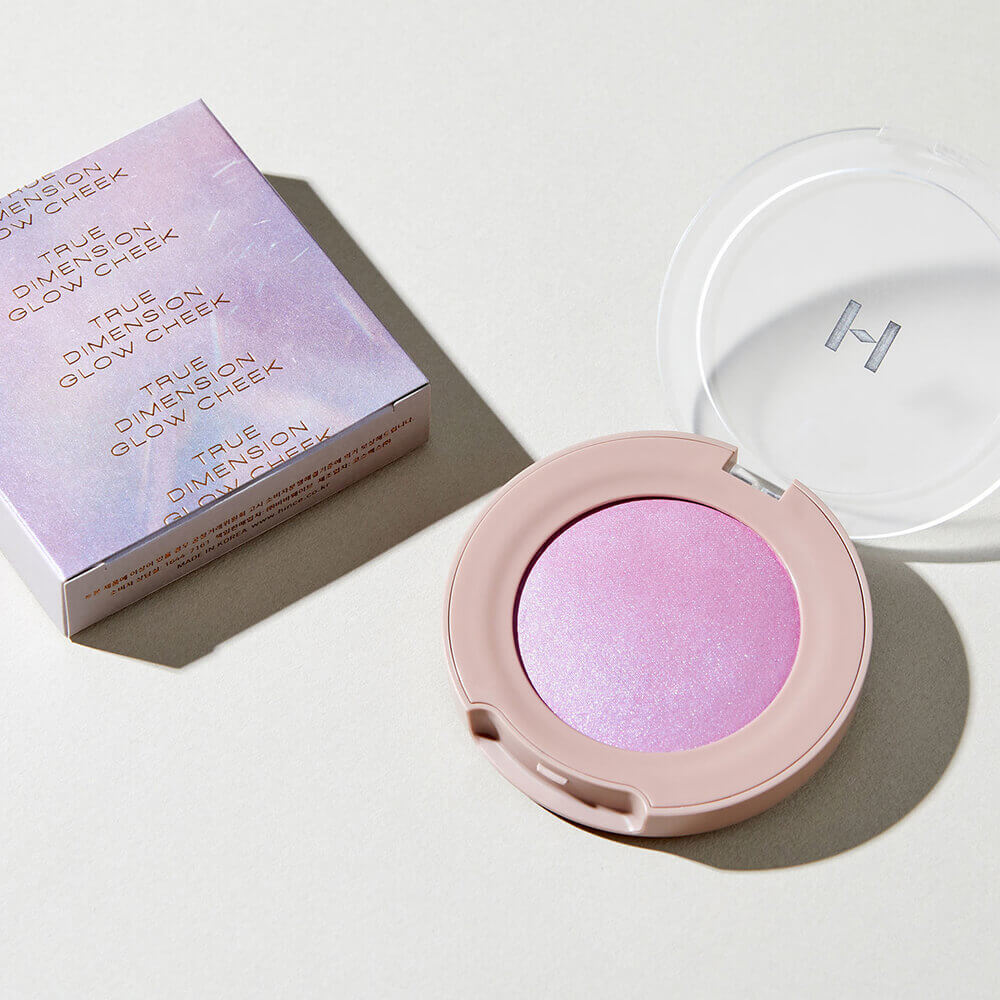 Тающие румяна с влажным мерцанием hince True Dimension Glow Cheek