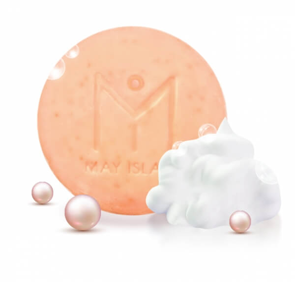Осветляющее мыло для умывания с жемчугом May Island G.G.G Pearl Beauty Bar